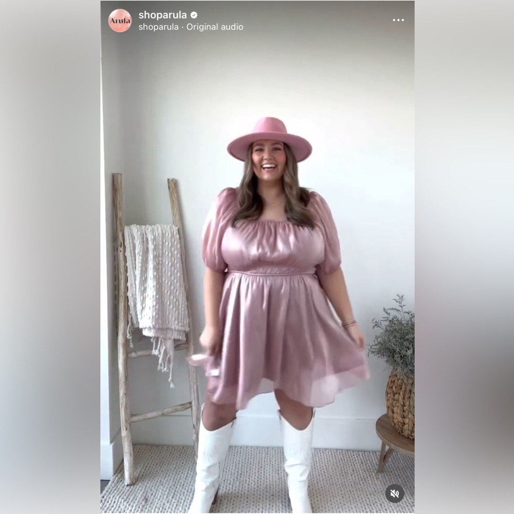 Arula mauve pink dress